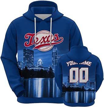 City Custom Baseball Hoodie Personalized Sweatshirt Printed Apparel Gift for Baseball Fans Men Women Youth