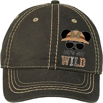 Let's Get Wild Cap, Mickey Minnie Safari Hat, Animal Kingdon Hat
