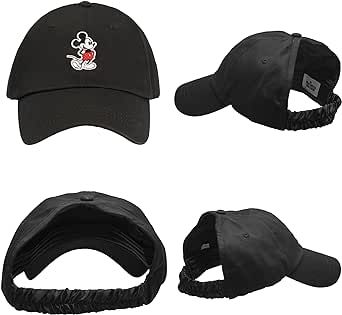CurlCap Natural Hair Backless Cap - Satin Lined Baseball Hat for Women