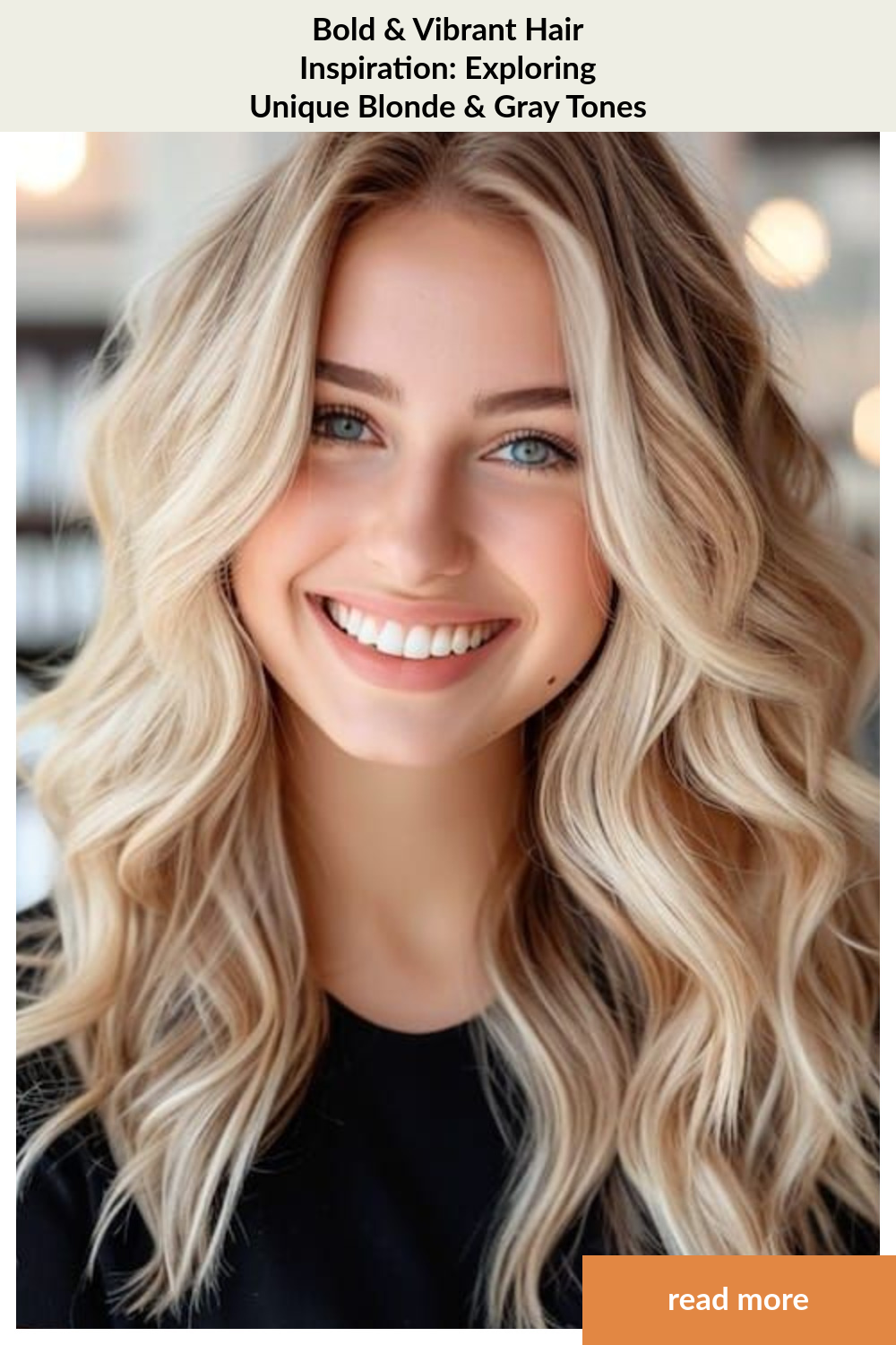 Bold & Vibrant Hair Inspiration: Exploring Unique Blonde & Gray Tones 
