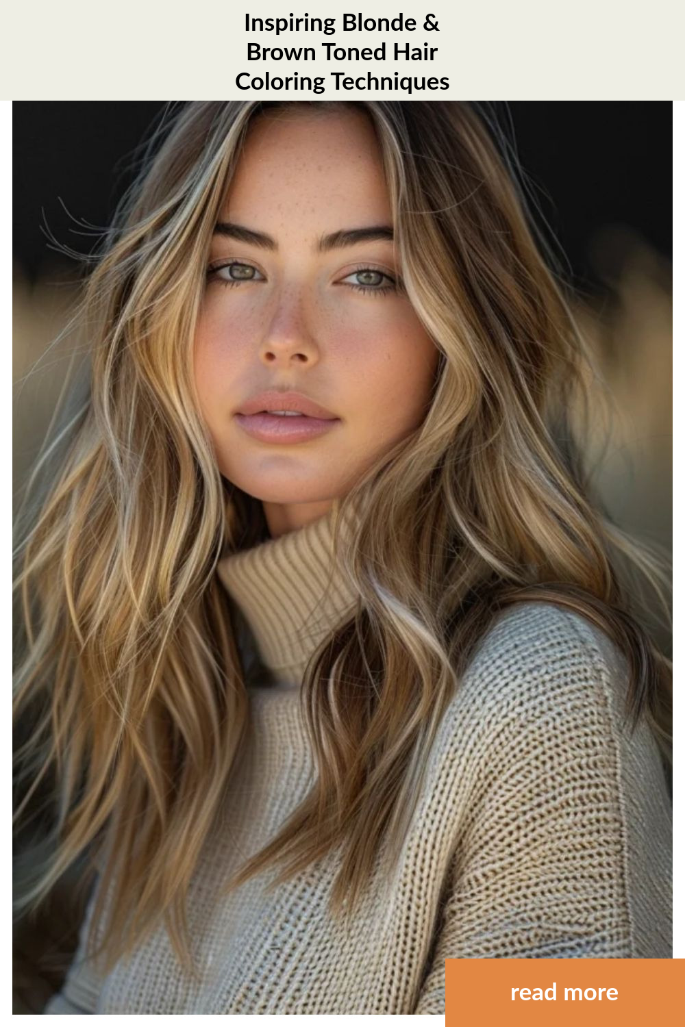 Inspiring Blonde & Brown Toned Hair Coloring Techniques 